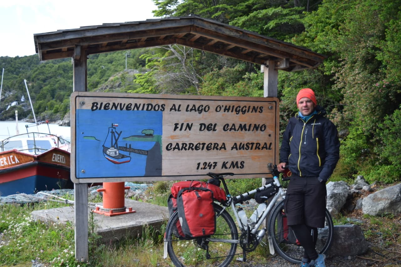 Ende der Carretera Austral in Villa O'Higgins