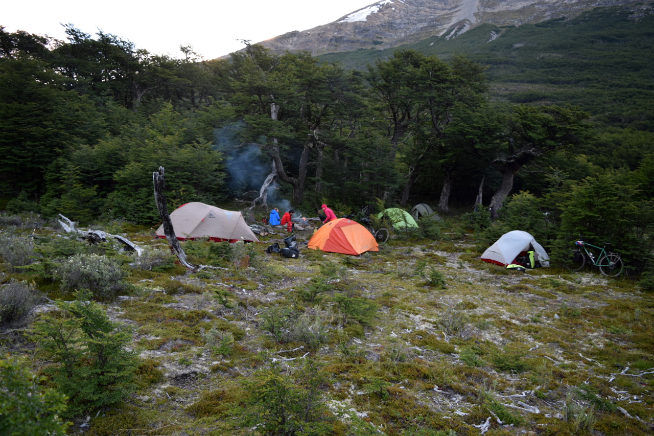 Zelten in Patagonien